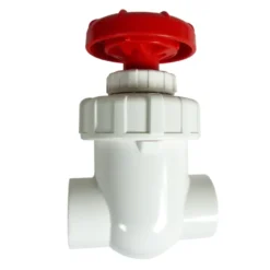 PVC Gate Valves / Stop Valve gray/red 20mm | S