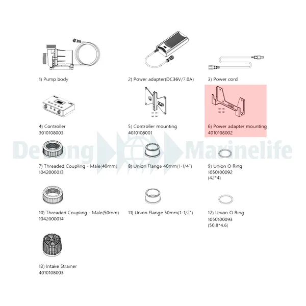 Adapter mounting (only suitable for VarioS 10) | S