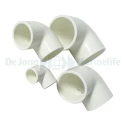 PVC 90° elbow Ø 40 mm white