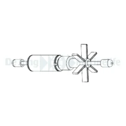 VOYAGER 2  ROTOR +STAINLESS STEEL SHAFT+RUBBERS | S