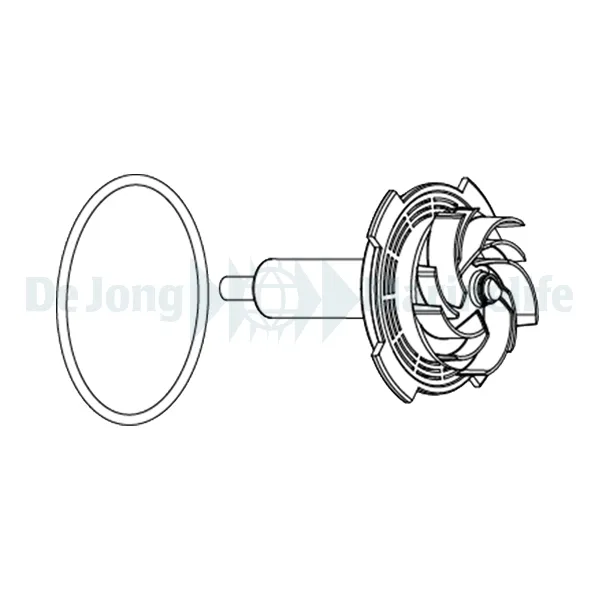 SYNCRA SDC 9.0 ROTOR + CERAMIC SHAFT+ ORING | S/M