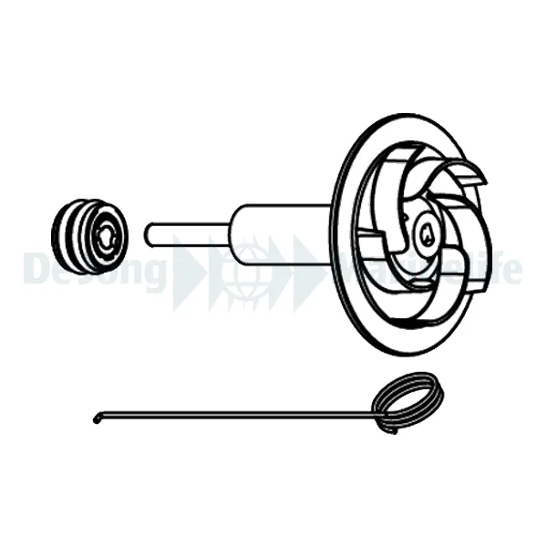 PSK ADV 4000 NEEDLE WHEEL ROTOR+CERAMIC SHAFT+ ORING | S
