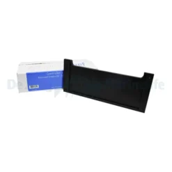 Controller Cabinet Recessed Faceplate - Black - Double Slat | S/M