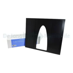 Controller Cabinet Trident Faceplate - Black - Quad Slat | S/M