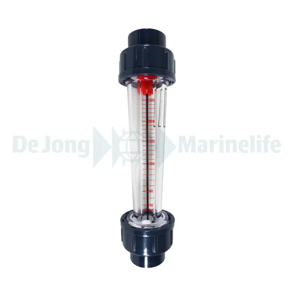 PVC Flowmeter / Flow - meter Ø 32mm grey 2500 l/h | S