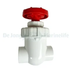 PVC Gate Valves / Stop Valve white/red 50mm