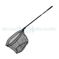 Rubber net hoop - 94x102 cm - handle 180 cm