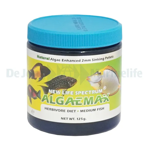Spectrum AlgaeMax Medium 2mm Algae Enhanced Pellet - 125g | T