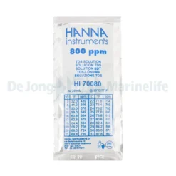 TDS solution 800 ppm (mg / l), 25 bags of 20 ml
