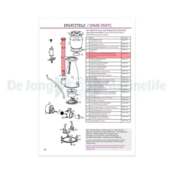 Water level tube including micro adjusting screw Q160 | S